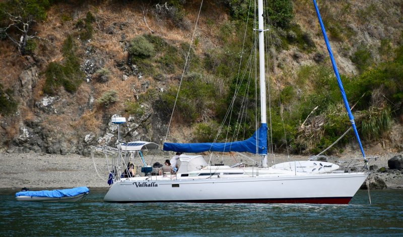 Anchored off Angel Island