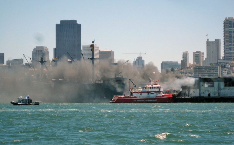 Pier 45 fire