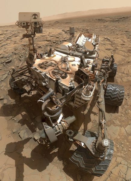 Curiosity self portrait at Big Sky drilling site