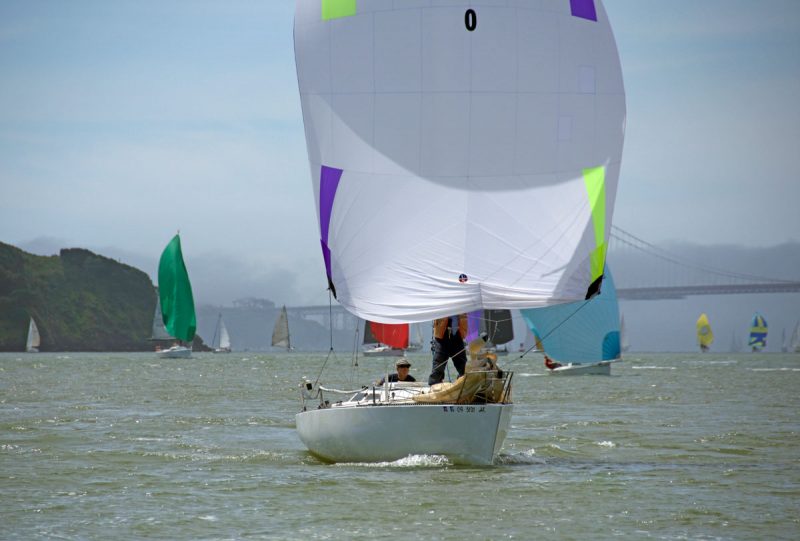 Dianne, Express 27, under spinnaker