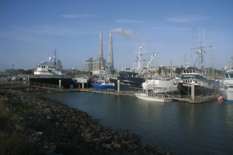 Moss Landing Yacht Harbor hosts the Monterey Bay Aquarium research laboratory vessels