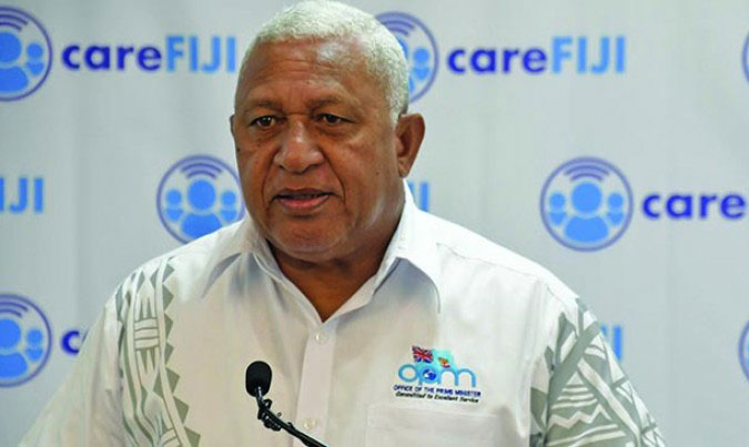 Fiji Prime Minister Frank Bainimarama