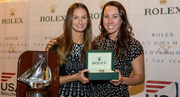 Annie Haeger and Briana Provancha with Rolex