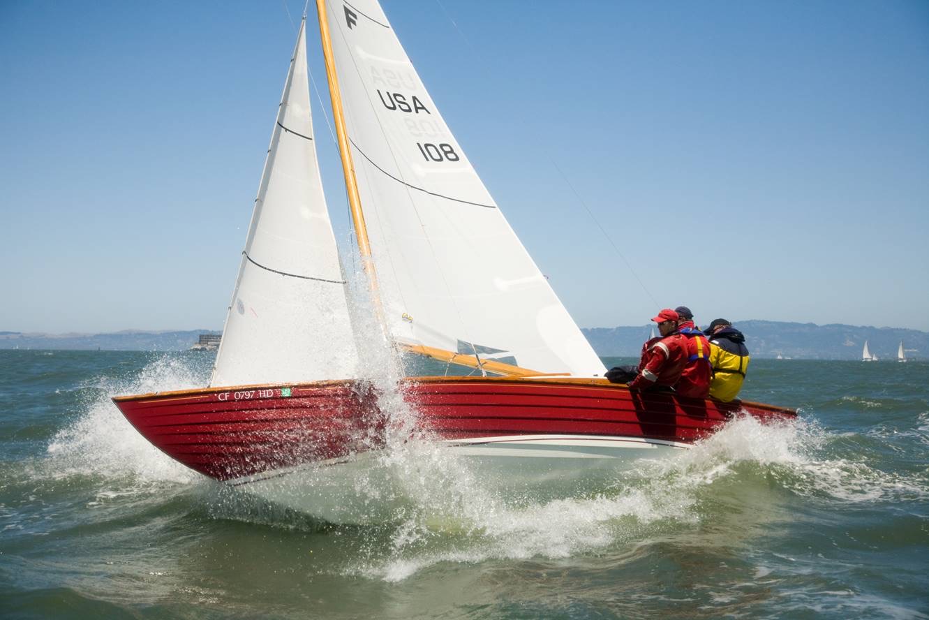 Sailing Thea on SF Bay