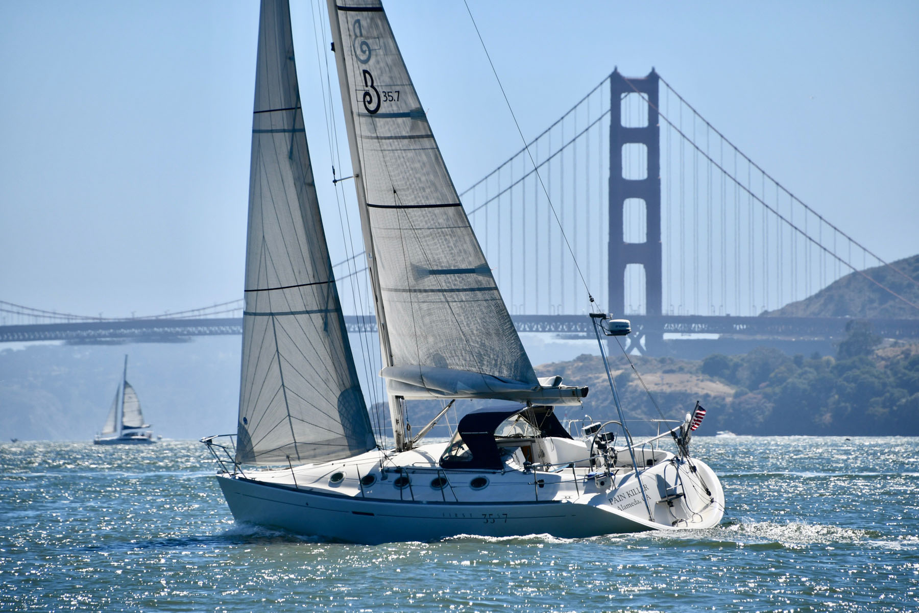 No-handed-sailing Beneteau