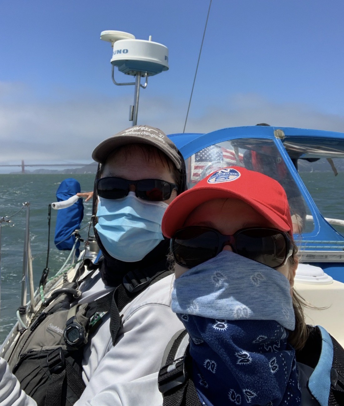 Two masked sailors