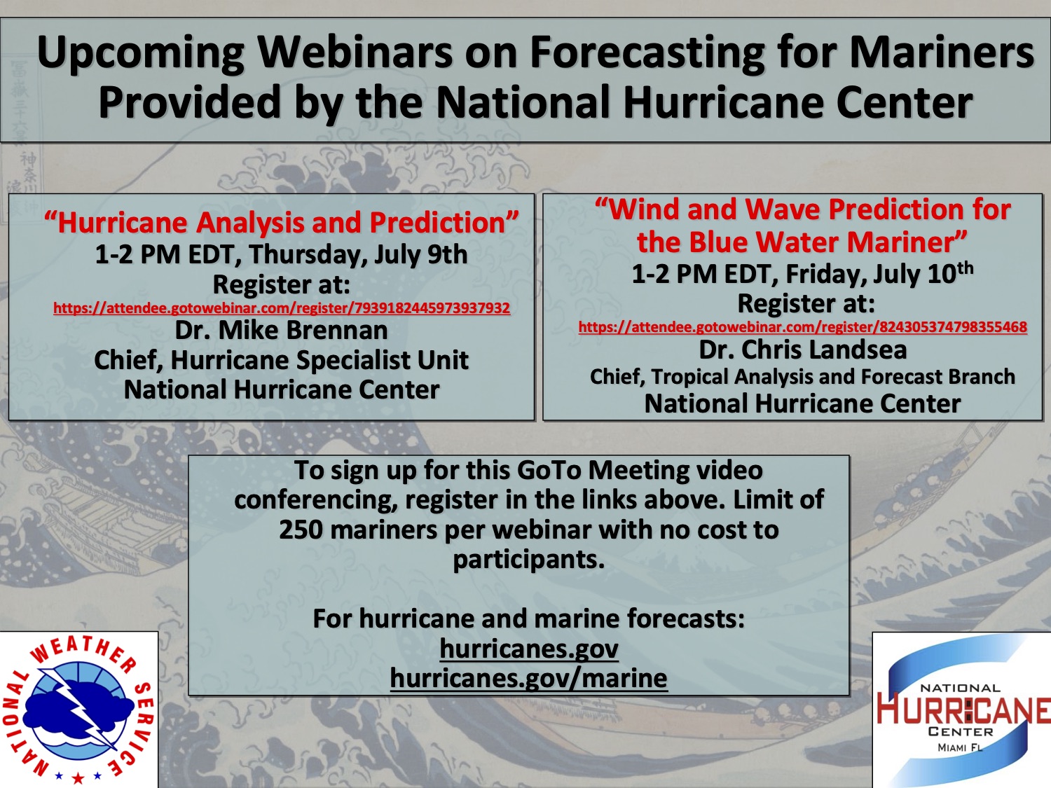 NHC Webinar flyer