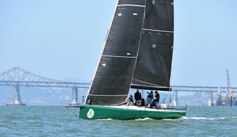 Adjudicator sailing with Richmond Bridge in the background.