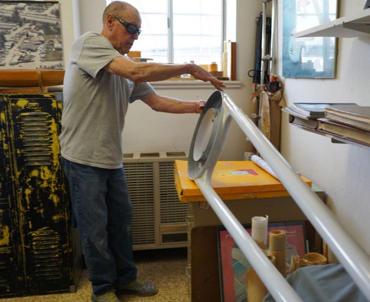 Ron Moore with unusual looking spinnaker pole