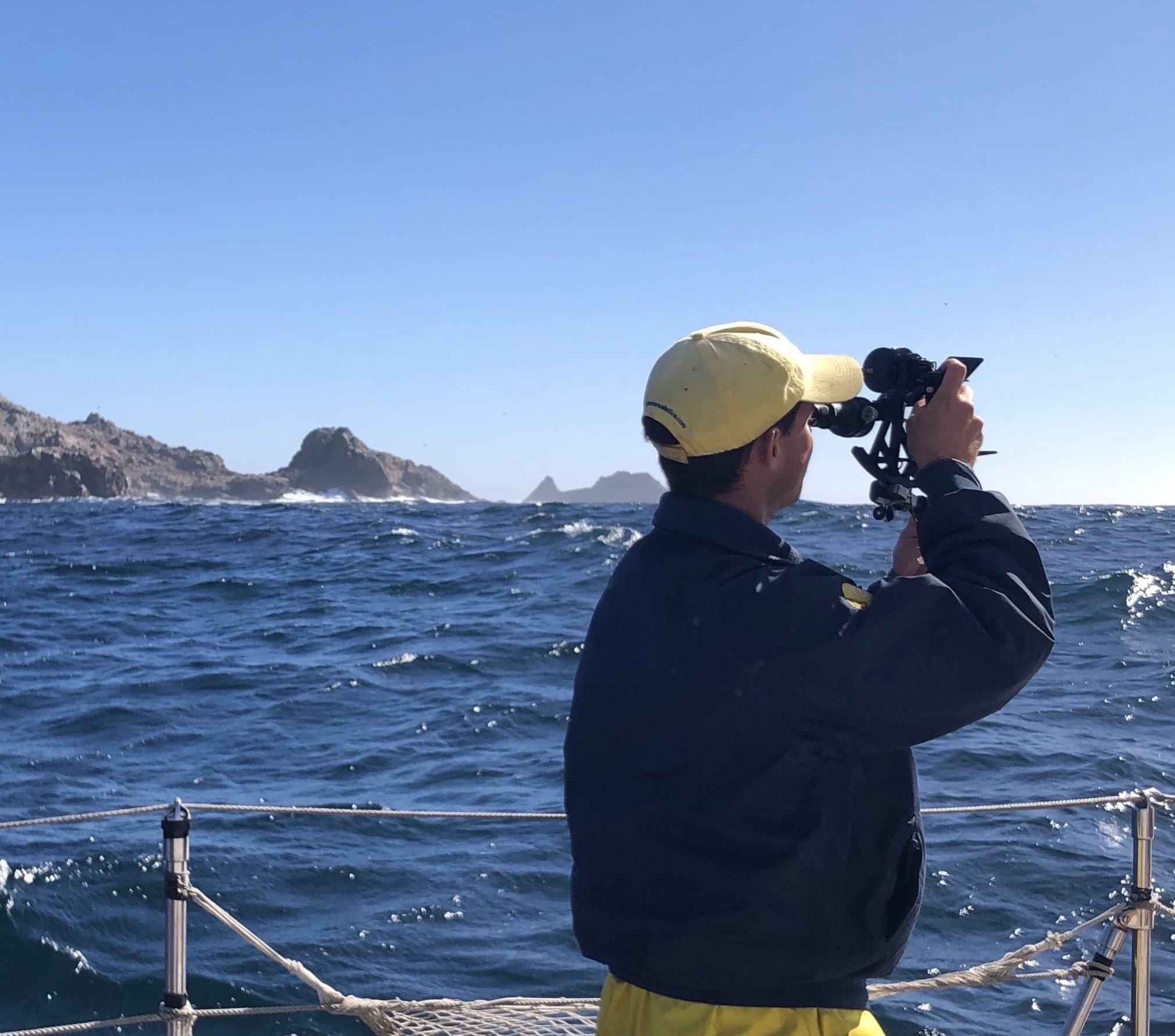 Using Sextant on sailboat