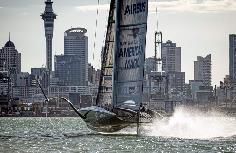 Patriot foiling in Auckland