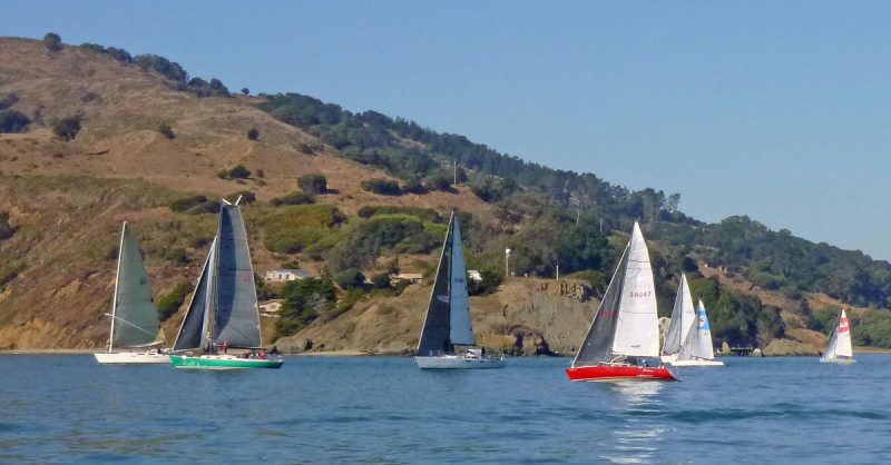 Boats at Angel Island's Point Blunt