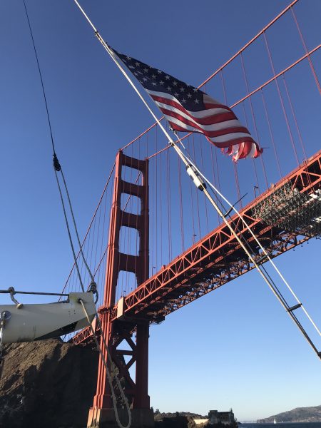 Sailing under the Bridge