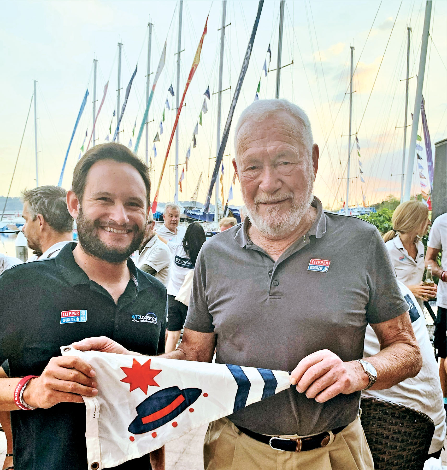 Mike and Robin Knox Johnson