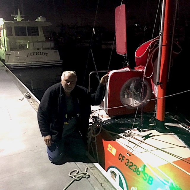 Wil at the dock in Monterey