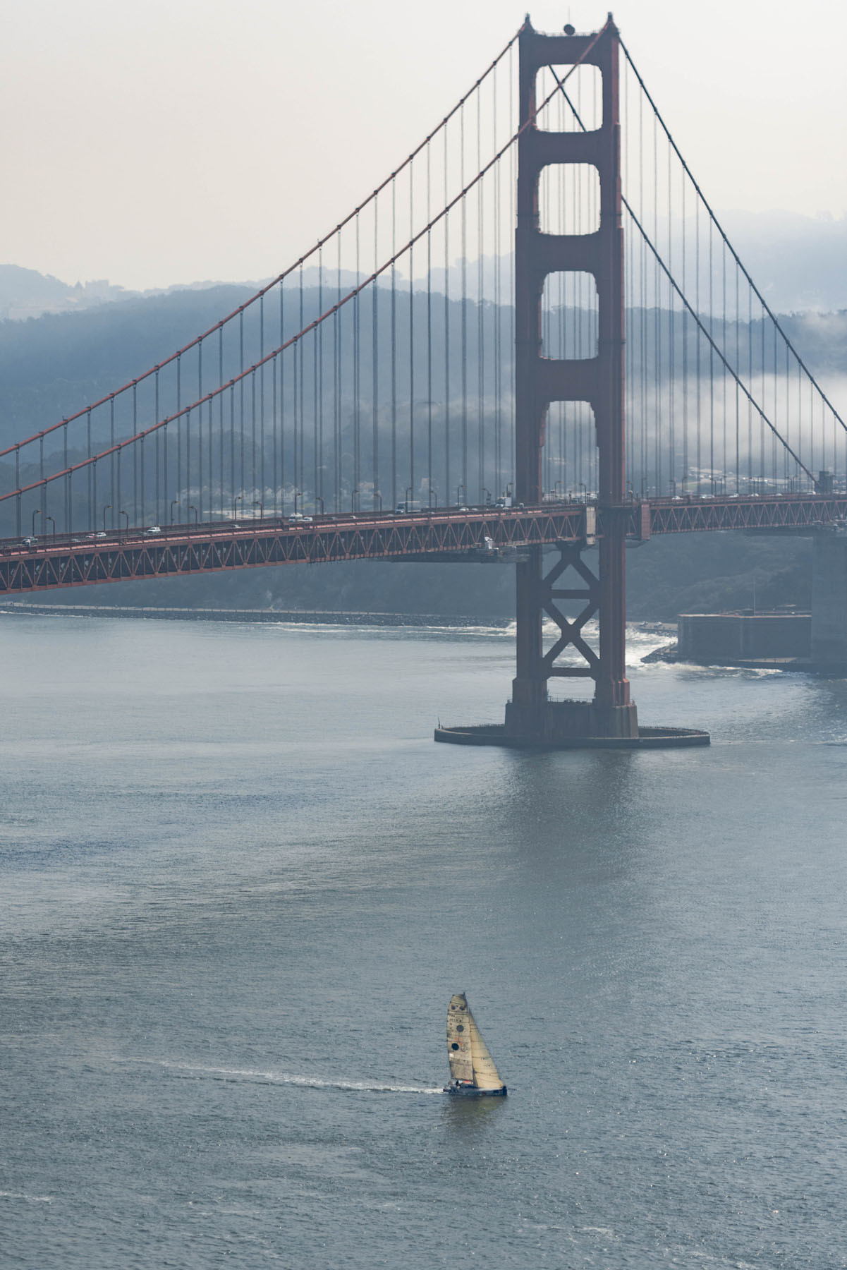 Philippe Jamotte and Golden Gate Bridge