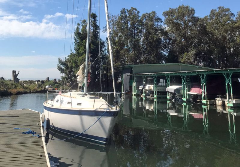 Olive docked at Korth's