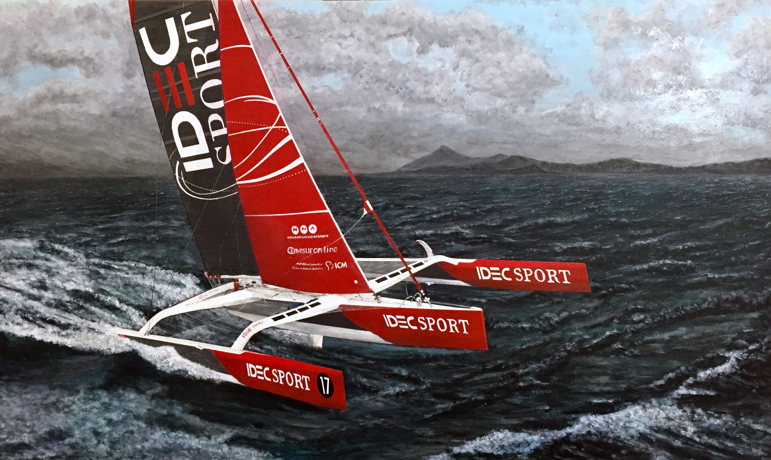 Cape Horn to Port - painting by John David Taylor 