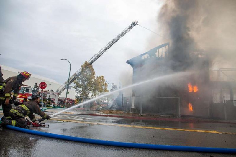 Cryer & Sons building burns