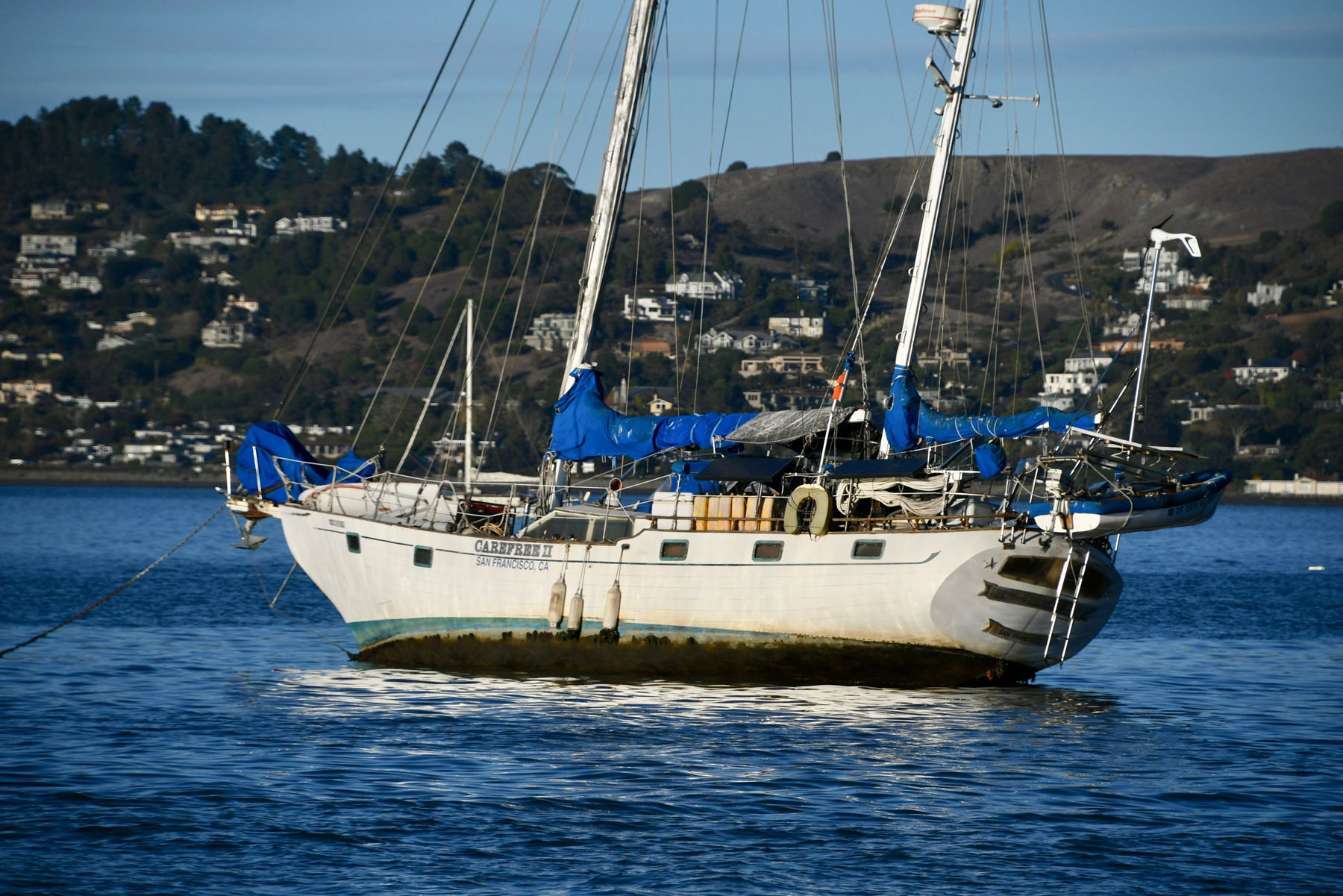 Richardson Bay is shallow