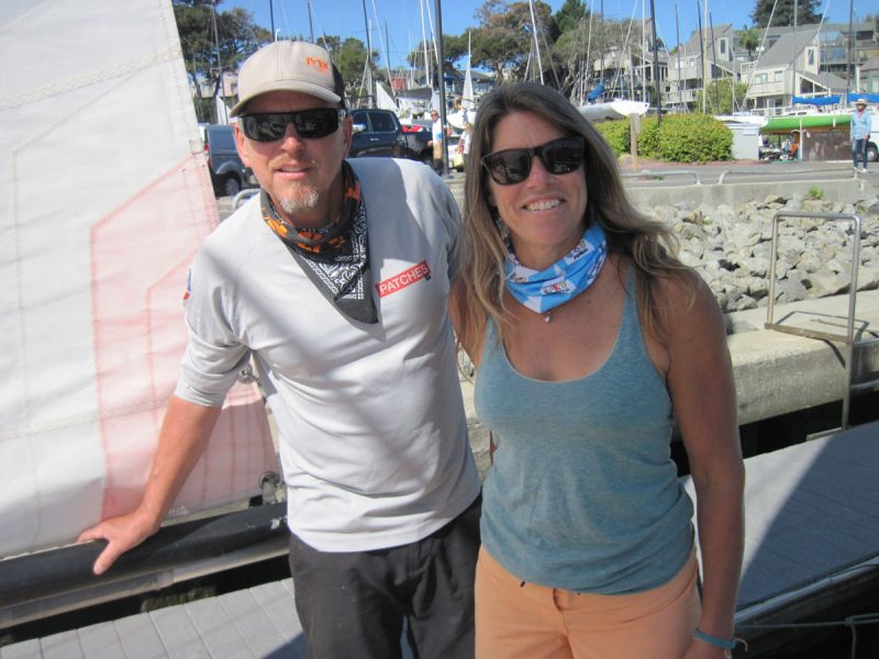 Scott and Karen at the dock