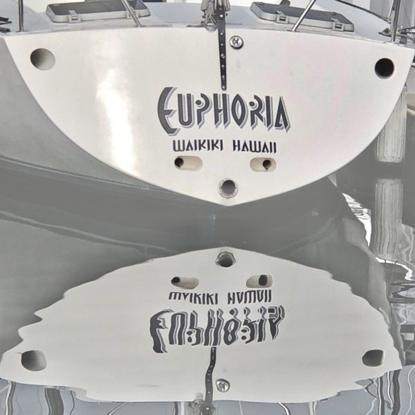 Euphoria's clean transom