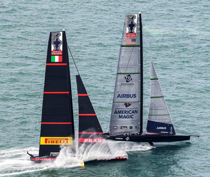 Luna Rossa and American Magic