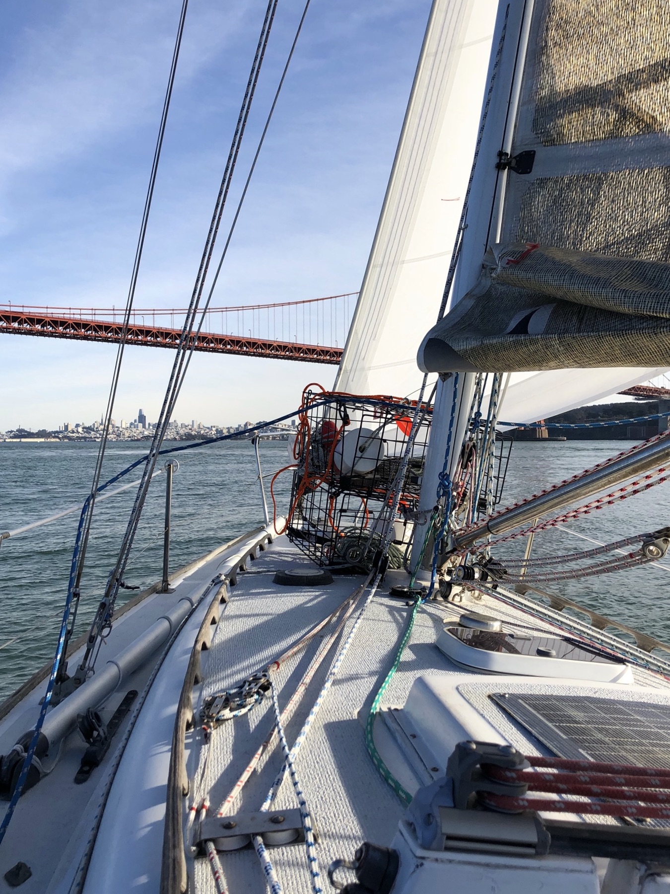 Sailing home to SF