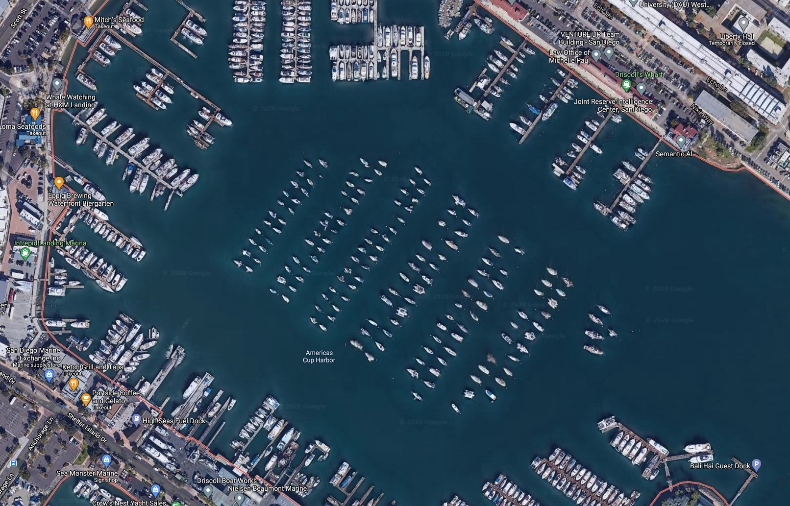 America's Cup Harbor San Diego