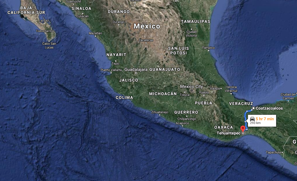 Mexico's Tehuantepec isthmus rail corridor