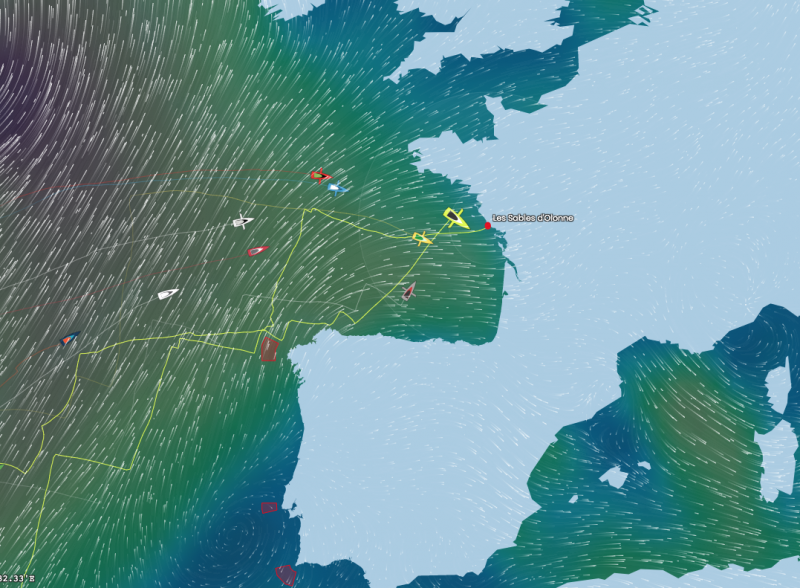 Vendee Globe chart