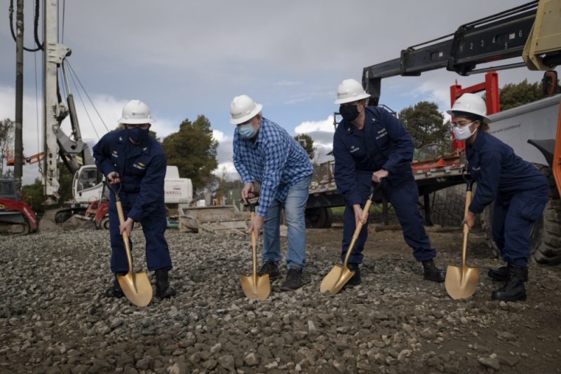 USCG breaking ground