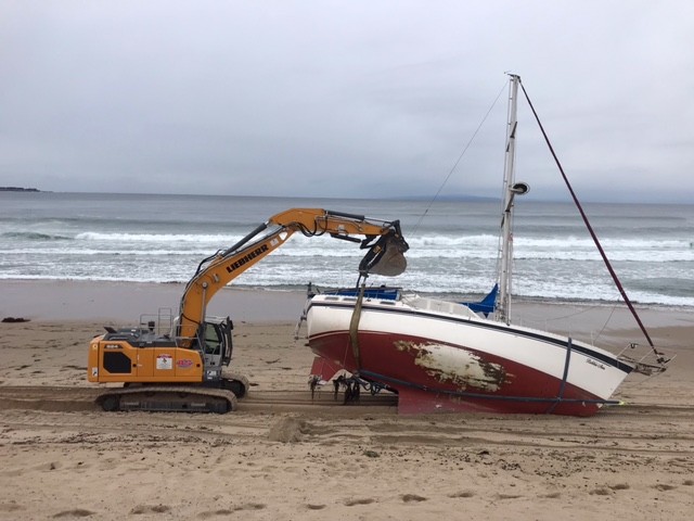 Sailboat Beached