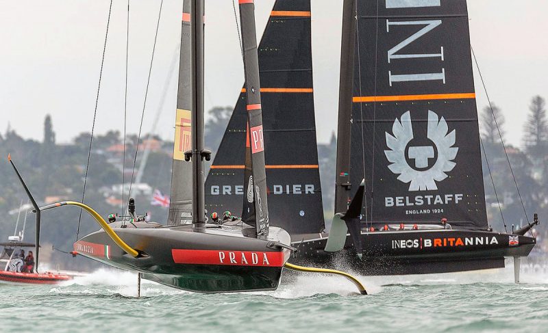 Luna Rossa and Britannia