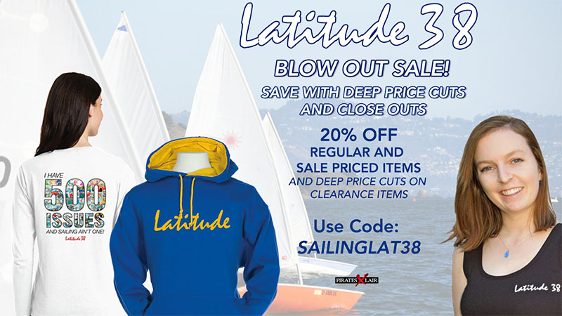 Latitude 38 clearance sale ad