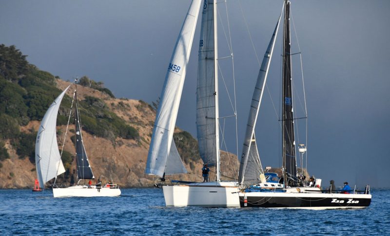 Zsa Zsa and two other boats at Point Stuart