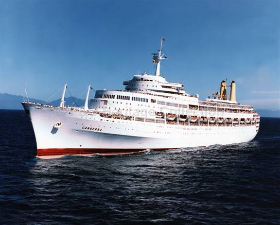 P&O Canberra - history