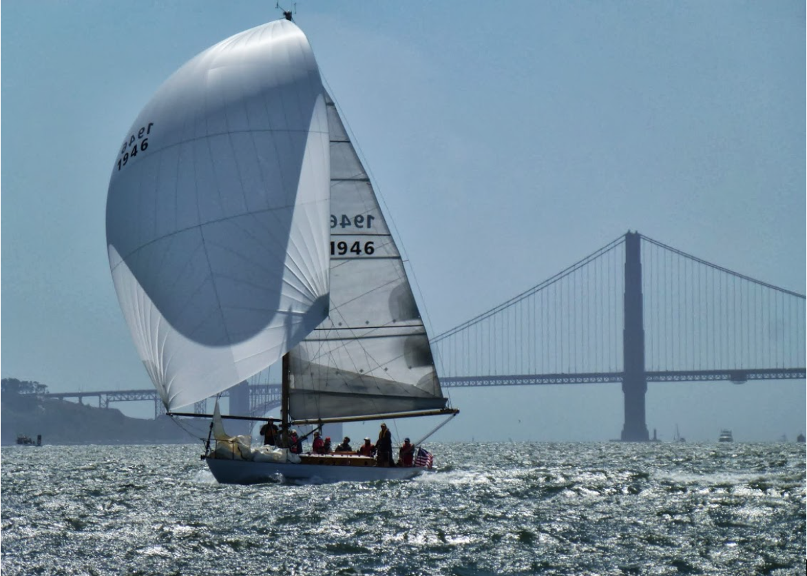 Kate II under sail