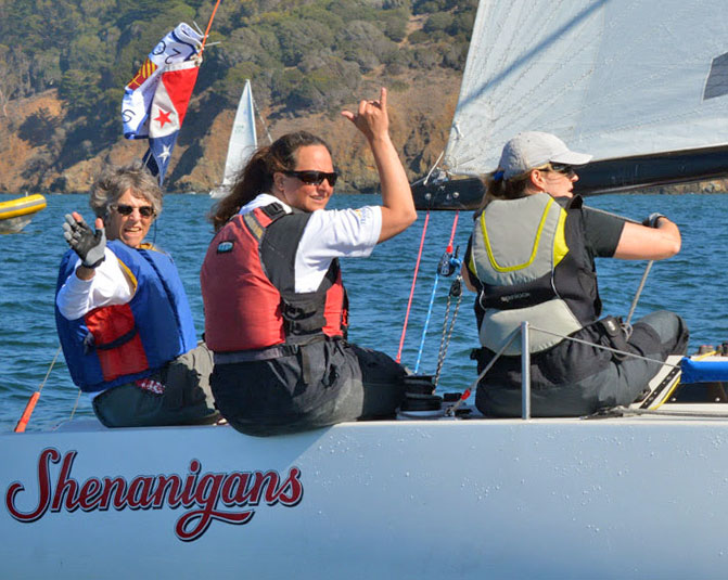Women racing Shenanigans