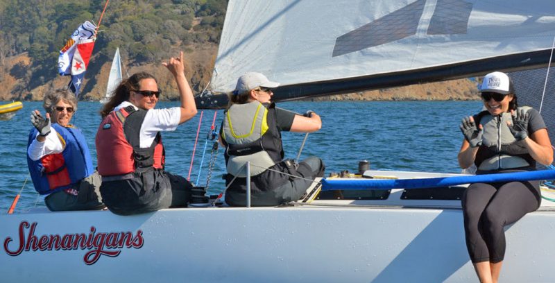 Shenanigans racing with all-woman crew