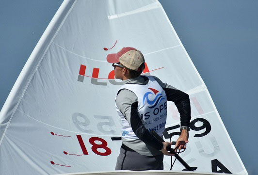 ILCA Laser sailing