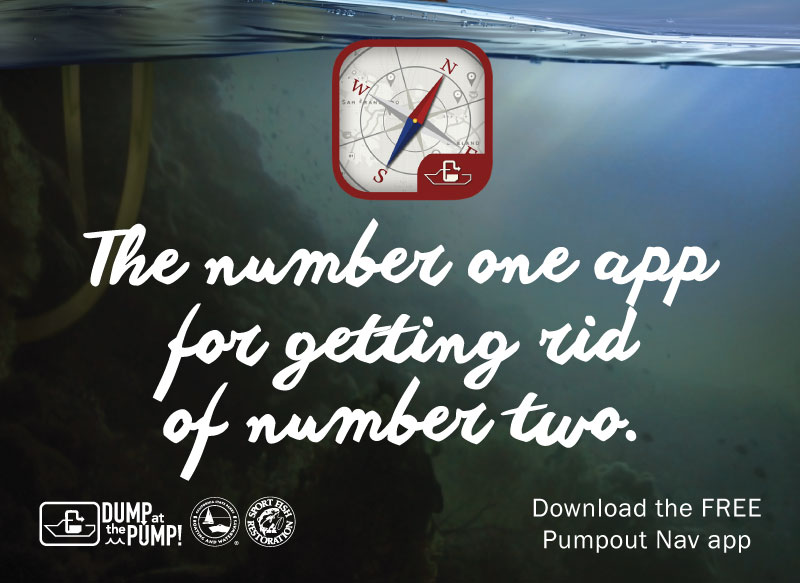 'Pumpout Nav' app ad