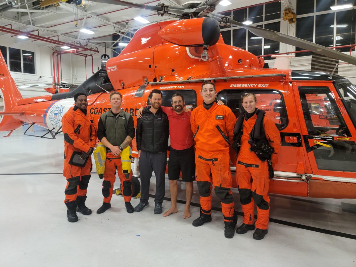 USCG rescue team