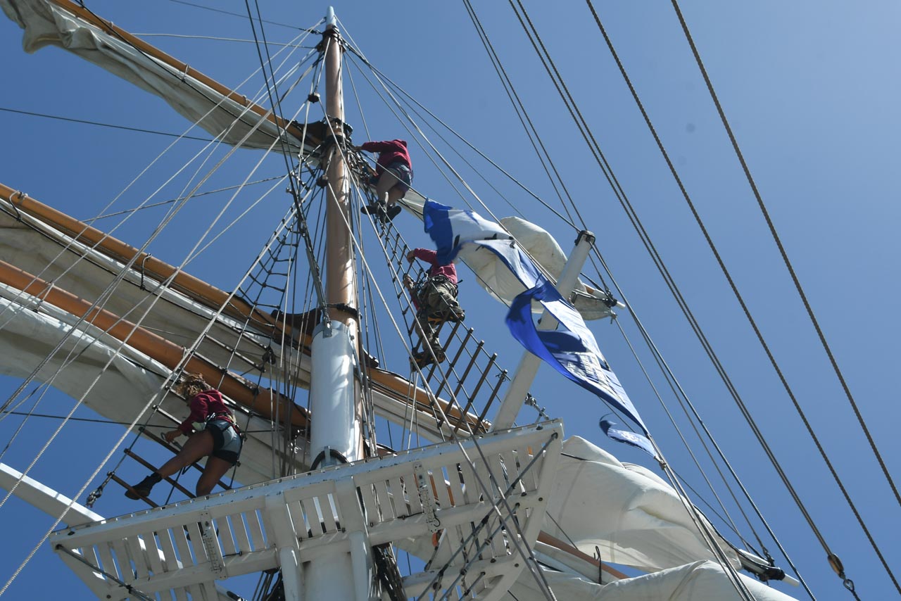 Matthew Turner Crew In the rigging