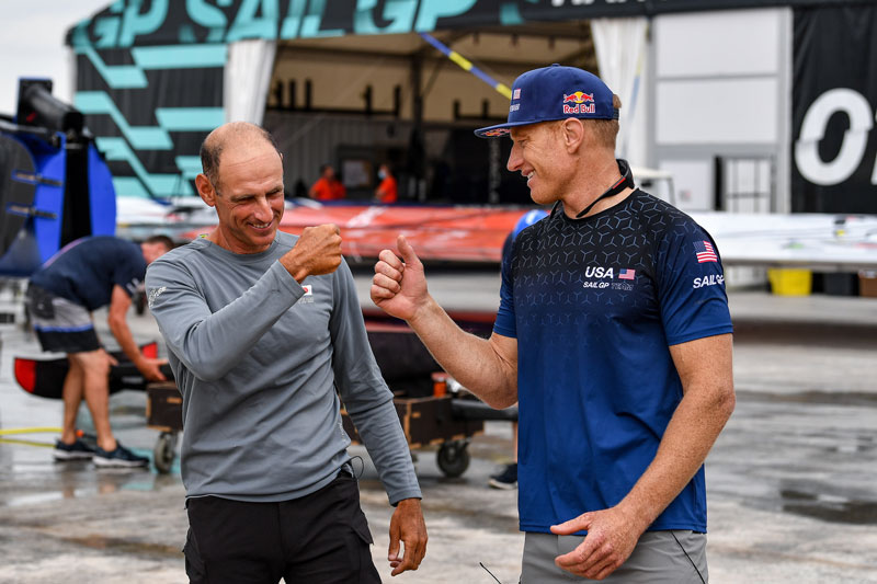 Francesco Bruni and Jimmy Spithill