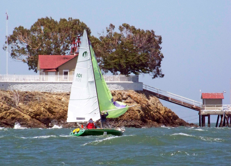 Moore 24 101 at East Brother Island