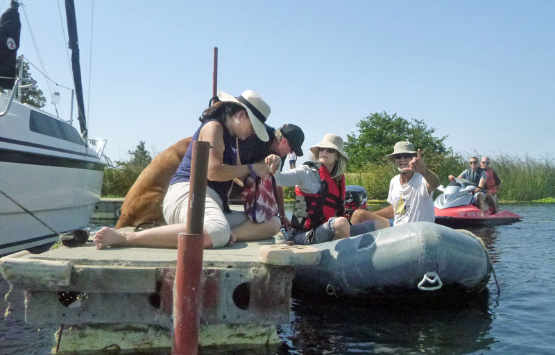 Dinghy poker run