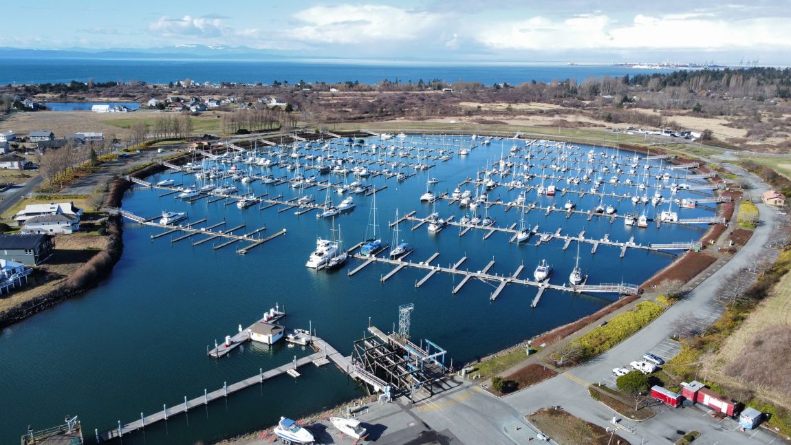 Empty marina