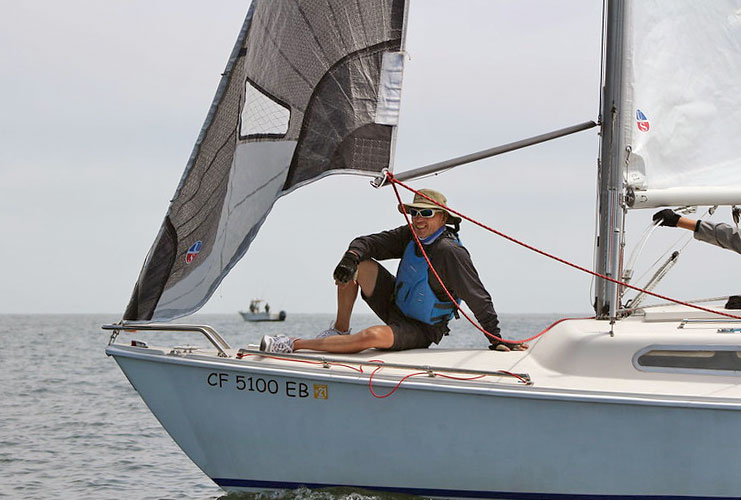 Santana 22 foredeck