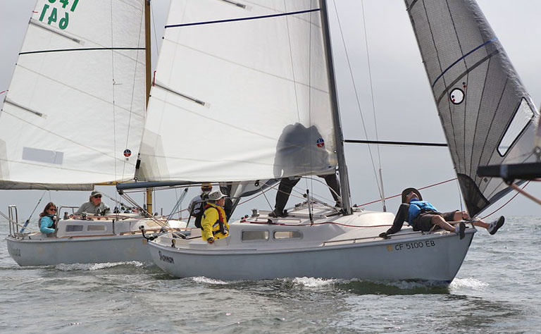 Santana 22 foredeck